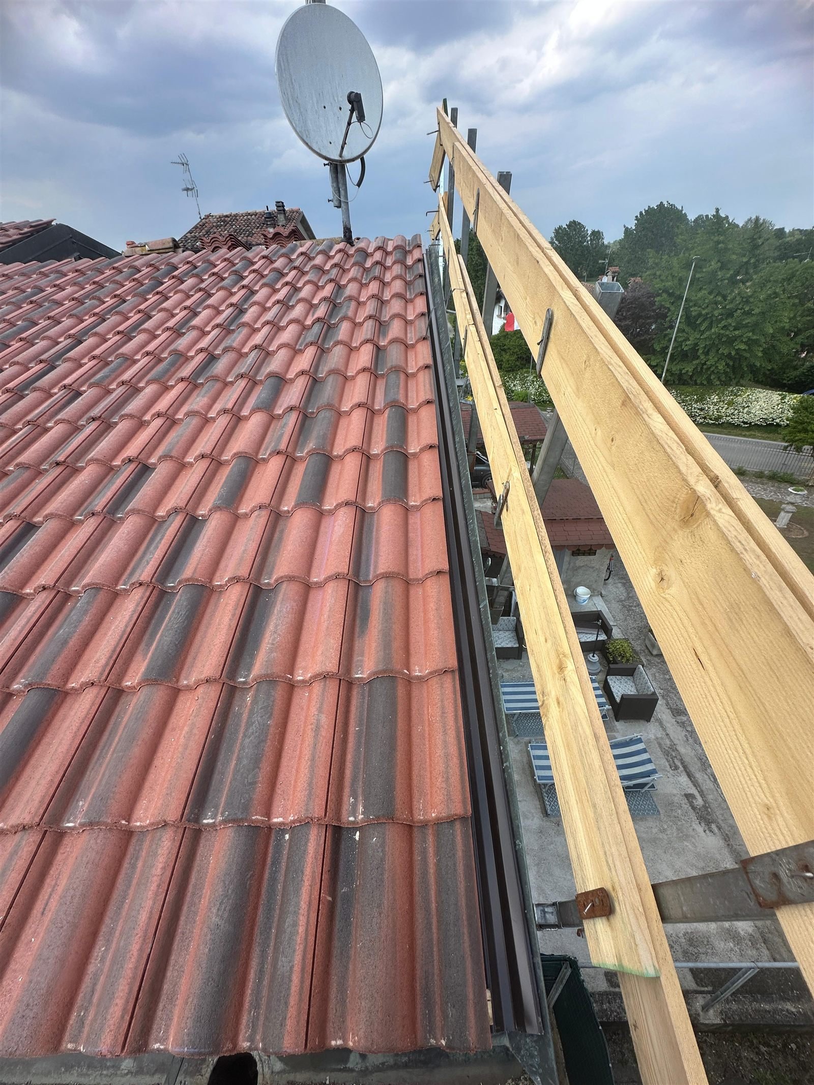 Orditura tetto in legno